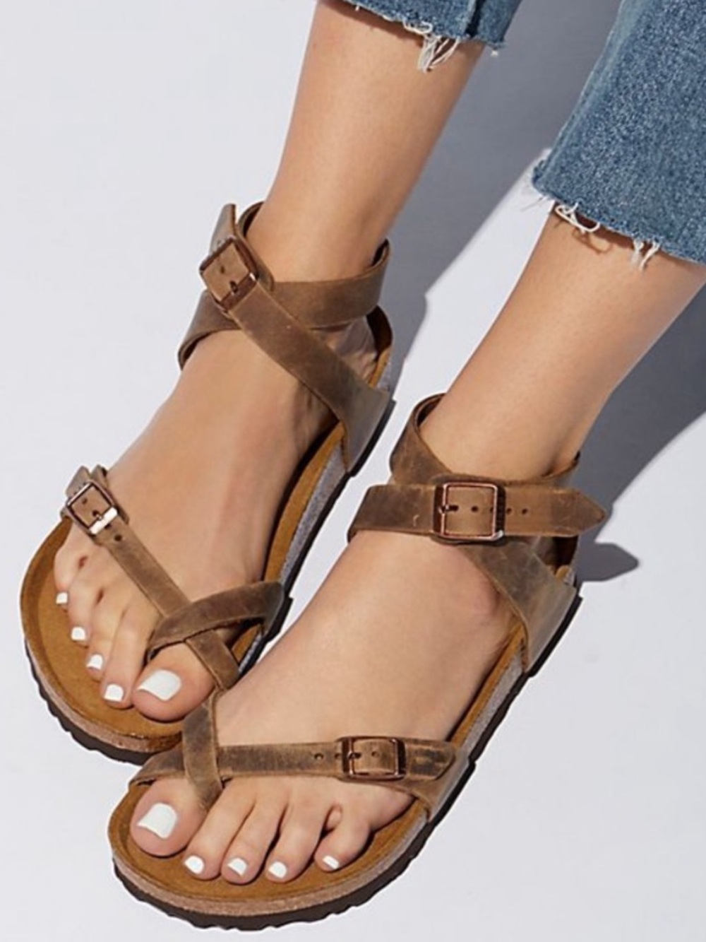 Birkenstock Yara Oiled Leather Sandals